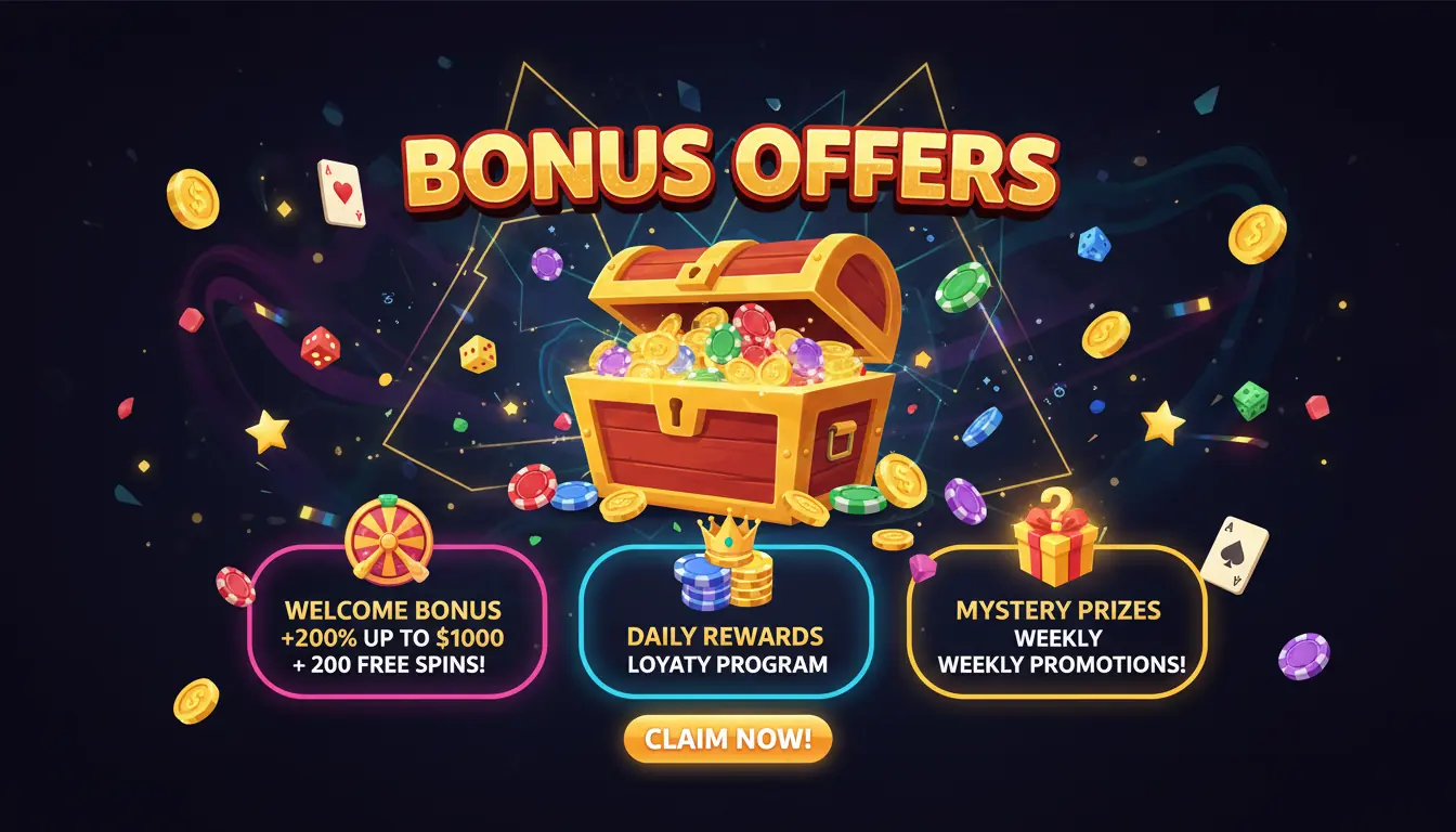 Slotti casino bonustarjoukset